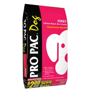 PRO PAC® Dog Adult Chicken Meal & Rice Formula