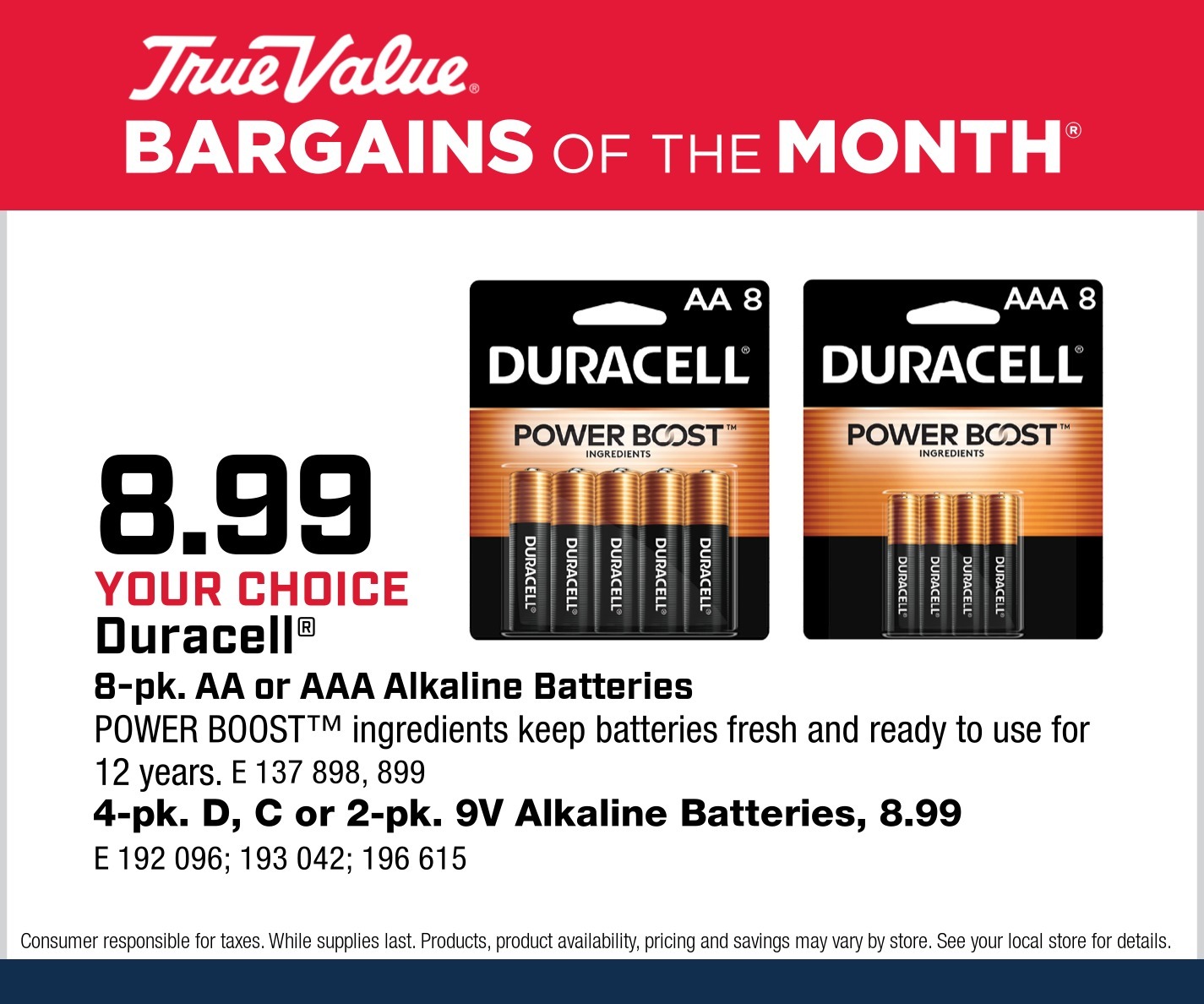 Special Offers Western Ohio True Value Hardware Minster, OH St