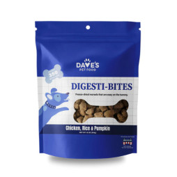 Dave's Digesti-Bites Chicken, Rice & Pumpkin Dog Treats 12 oz