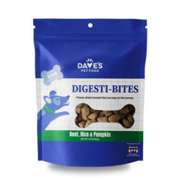 Dave's Digesti-Bites Beef, Rice & Pumpkin Dog Treats 12 oz