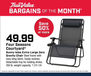 Four Seasons Courtyard® Zero Gravity Chair $49.99
