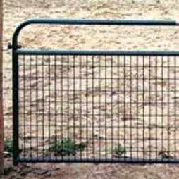 BEHLEN 2 IN X 4 IN WIRE FILLED GATE GRAY 8 FT