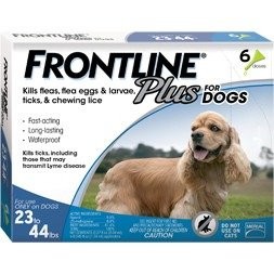 Frontline Plus for Dogs 23-44 lb