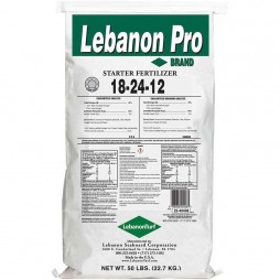 Lebanon Pro Starter Fertilizer 18-24-12 50 Lb
