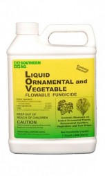 Southern Ag Liquid Ornamental and Vegetable Fungicide contains DACONIL®