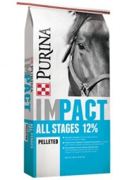 Purina Impact All Stages 12% Pelleted Horse Feed
