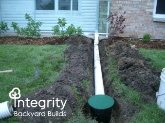 Underground Pipe Drainage System