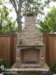 Single Structure Fireplace