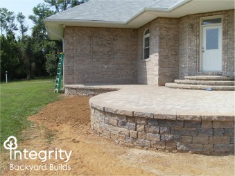 Paved Brick Porch