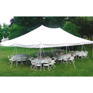 Tent Package #4: 20 x 30 + Round Tables