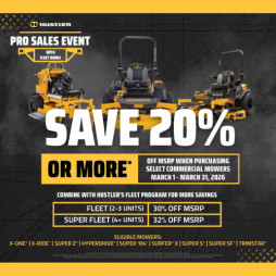 Hustler Pro Sales Event