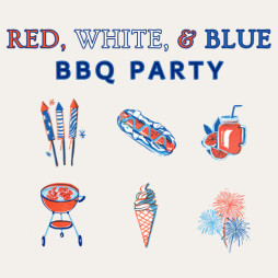 Red White & Blue BBQ Party