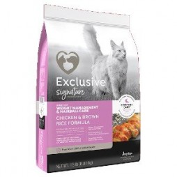 Exclusive® Signature Adult Cat Weight Management & Hairball Care Cat Food