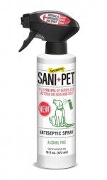 SaniPet™ Pet Safe Sanitizing Coat and Paw Spray, Alcohol Free, 16 oz.