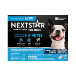 NEXTSTAR® Flea & Tick Topical for Small Dogs (5-22lbs) - 3 Months