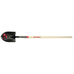 Round Point Shovel, Open Back with Wood Handle