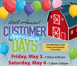 26th Annual Customer Appreciation Days