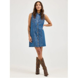 Women's Denim Shift Dress