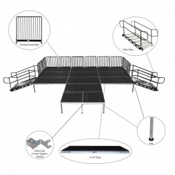 Bil-jax AS2100 Aluminum 4x8 Stage Decks