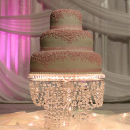 Lighted Chandelier Cake Riser