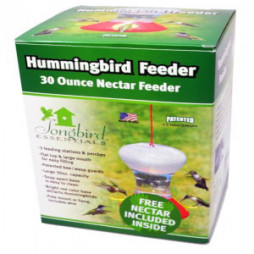 Songbird Essentials Hummingbird Feeder with Nectar Fliteline, 30 oz