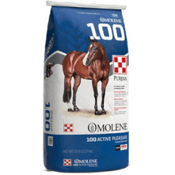 Purina&reg; Omolene #100&reg; Active Pleasure Horse Feed