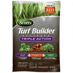 Turf Builder Southern Triple-Action Fertilizer, 4,000-Sq. Ft. Coverage