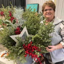 East River Nursery Holiday Porch Pot Class #2