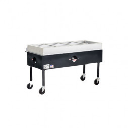 ST-4 Four Bay Gas Steam Table