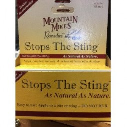 Mountain Mike’s Remedies Stops The Sting