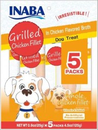 Inaba Grilled Chicken Fillet in Chicken Broth for Dogs 5P