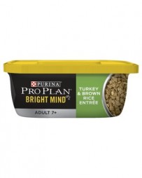 Purina Pro Plan BRIGHT MIND Adult 7+ Turkey & Brown Rice Entrée Wet Dog Food