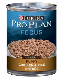 Purina Pro Plan FOCUS Puppy Chicken & Rice Entrée Classic Wet Dog Food