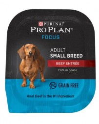 Purina Pro Plan FOCUS Adult Small Breed Beef Entrée Wet Dog Food