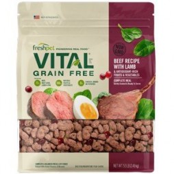 Freshpet VITAL® GRAIN FREE BEEF RECIPE WITH LAMB & ANTIOXIDANT-RICH FRUITS & VEGETABLES FOR DOGS
