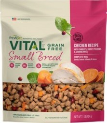 Freshpet VITAL® GRAIN FREE SMALL BREED CHICKEN RECIPE WITH CARROTS, SWEET POTATOES & CRANBERRIES FOR DOGS