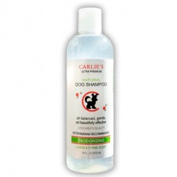 Carlie's Ultra Premium Deodorizing Dog Shampoo, Lemon & Thyme Scent For Dogs 16oz