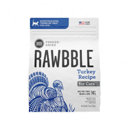 RAWBBLE Freeze Dried Food for Cats - Turkey Recipe