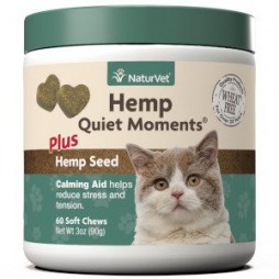 Hemp Quiet Moments Cat Soft Chew - 60 ct. Jar