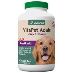 VitaPet™ Adult Daily Vitamins Plus Breath Aid Tablets - Time Release 60ct