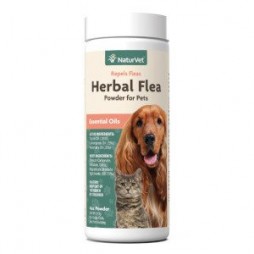 NaturVet Herbal Flea Powder 4oz