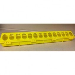 20-inch Plastic Feeder with Holes