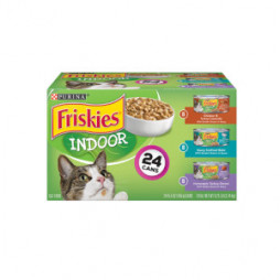 Friskies Indoor Wet Cat Food Variety Pack 24 Count