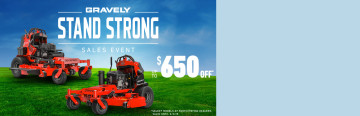 Gravely Stand Strong Sales Event