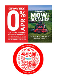 mow the distance qr code