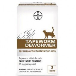 Tapeworm Dewormer (praziquantel tablets) for Cats
