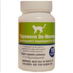Tapeworm De-Wormer Supplement for Cats