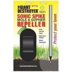 Mole/ Gopher Solar Sonic Spike Repeller