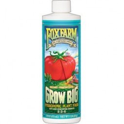 FoxFarm Grow Big Liquid Hydroponic Plant Food, 1 Qt