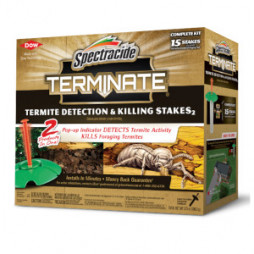 Spectracide Terminate Termite Detection & Killing Stakes, 15 Pack